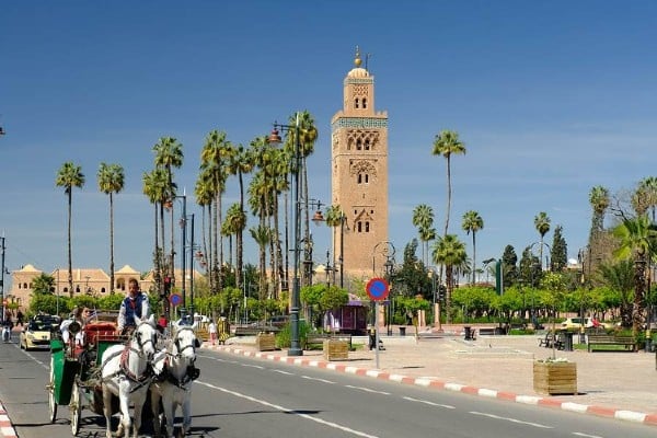 Marrakech en Marruecos